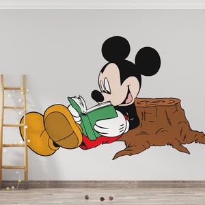 Mickey Mouse Wall Decal Cartoon Wall Decor For Kids Nursery  (K995)