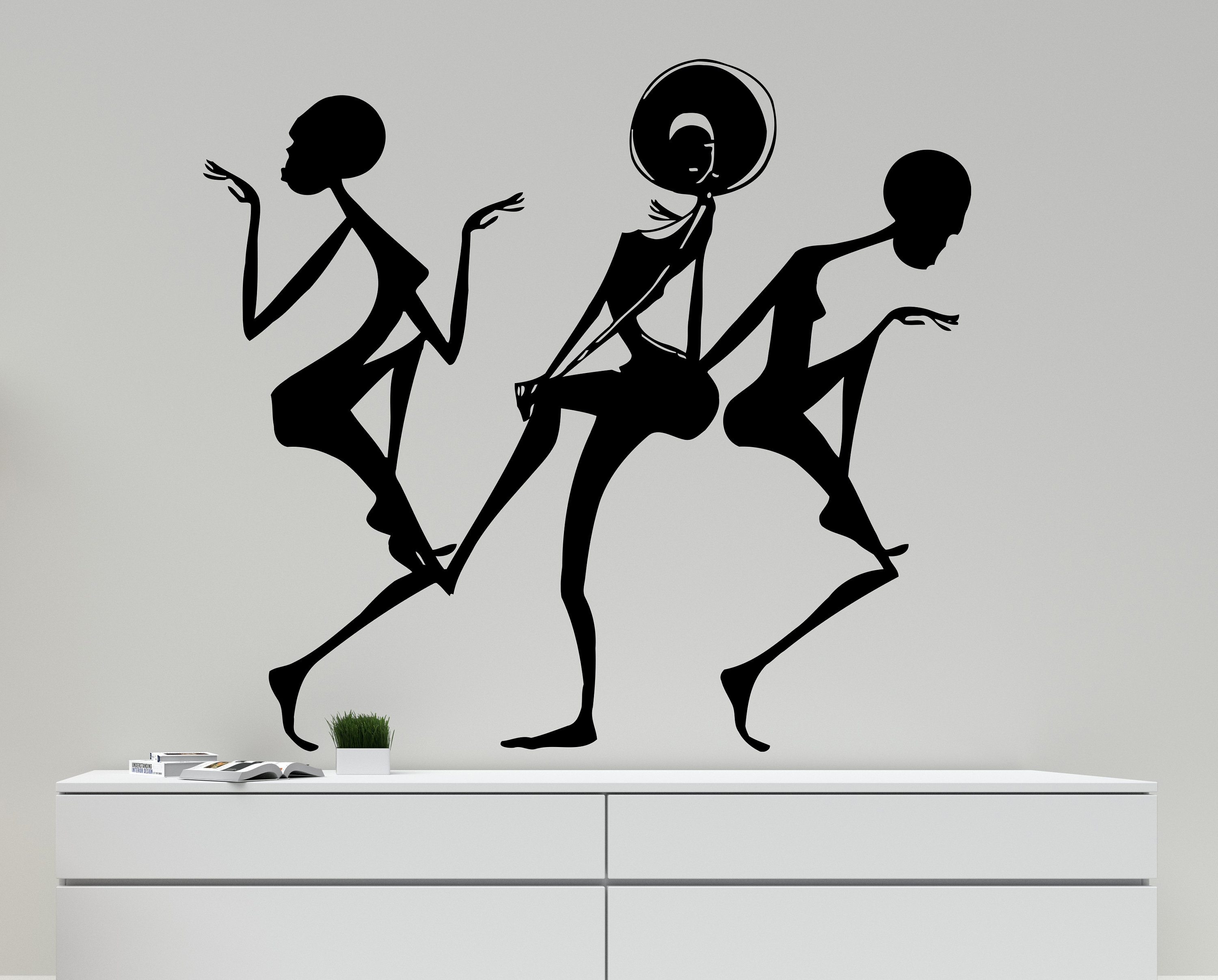 African Girl Wall Decal/ Beautiful Woman Wall Decal/ African Etsy