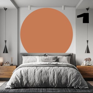 Circle Wall Decal/ Abstract Wall Decal/ Boho Wall Decal/Geometric Wall Decal/Geometric Wall Decor/ Abstract Modern Wall Art  (K730)