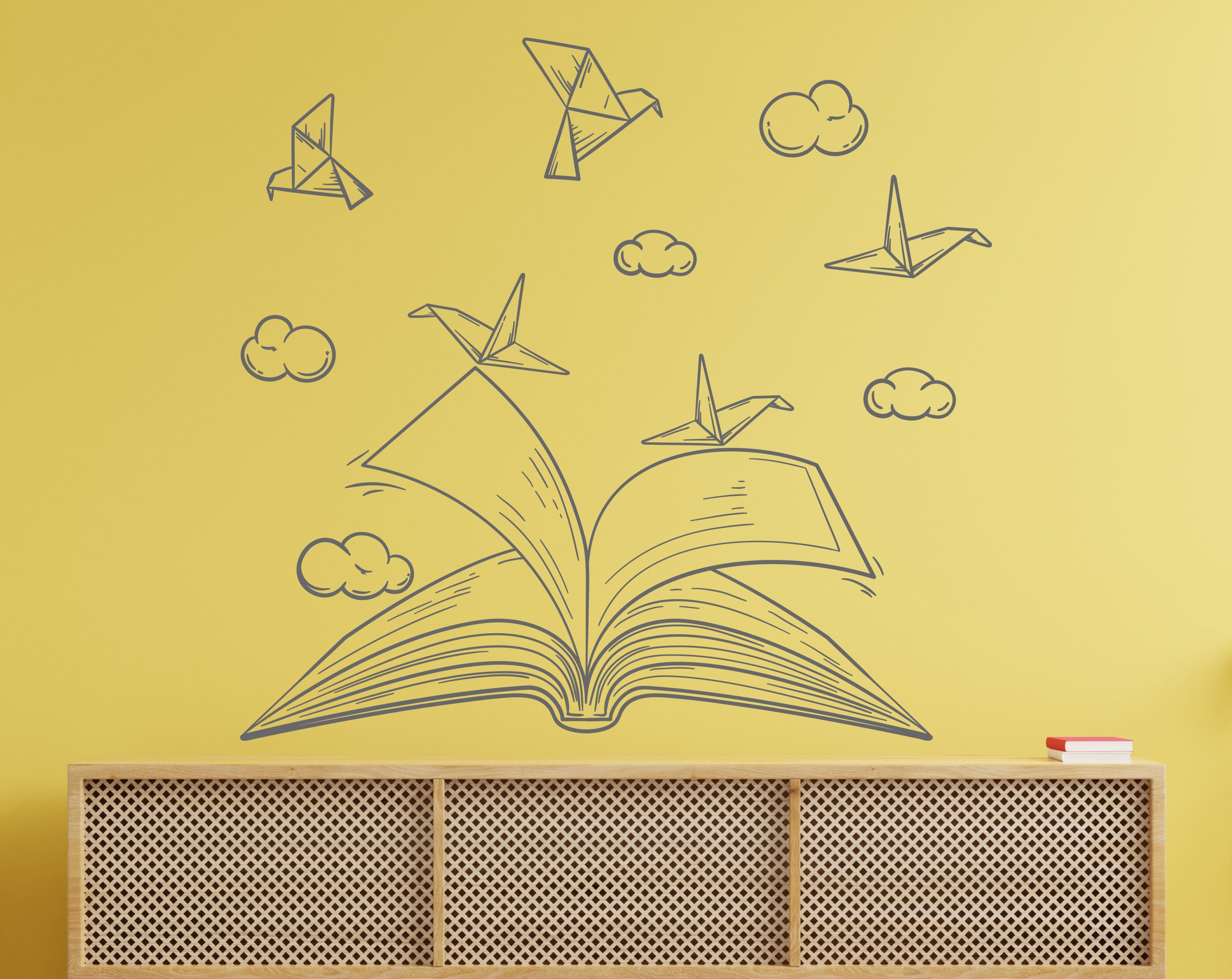 Library Wall Decal/ Classroom Wall Decal/ Reading Wall Decal/ Etsy