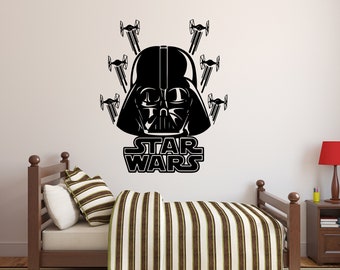 Star Wars Wall Decal Death Star Wall Sticker Star Wars Quote Wall Decor (K376)