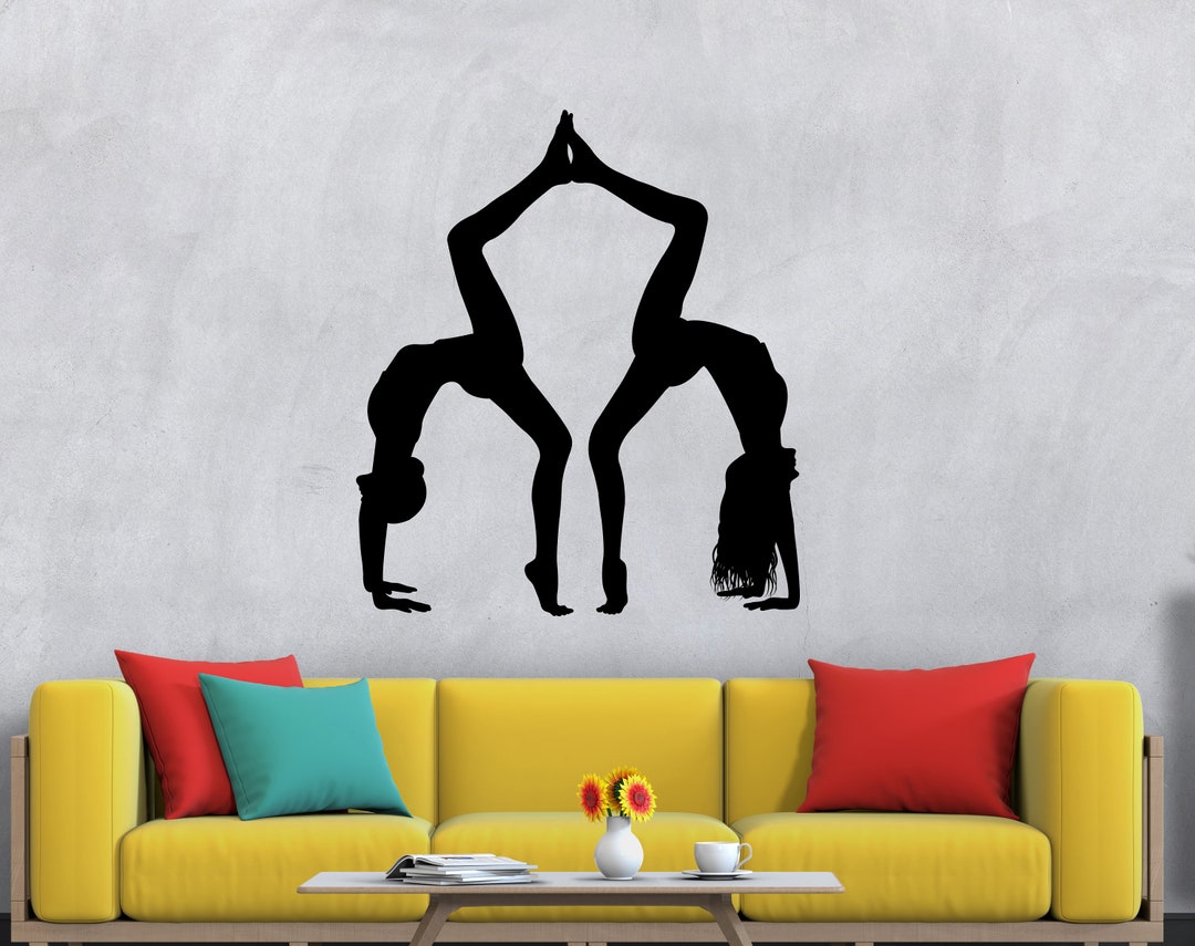Yoga Wall Decal/yoga Studio Decor/buddhism Yoga Studio Etsy