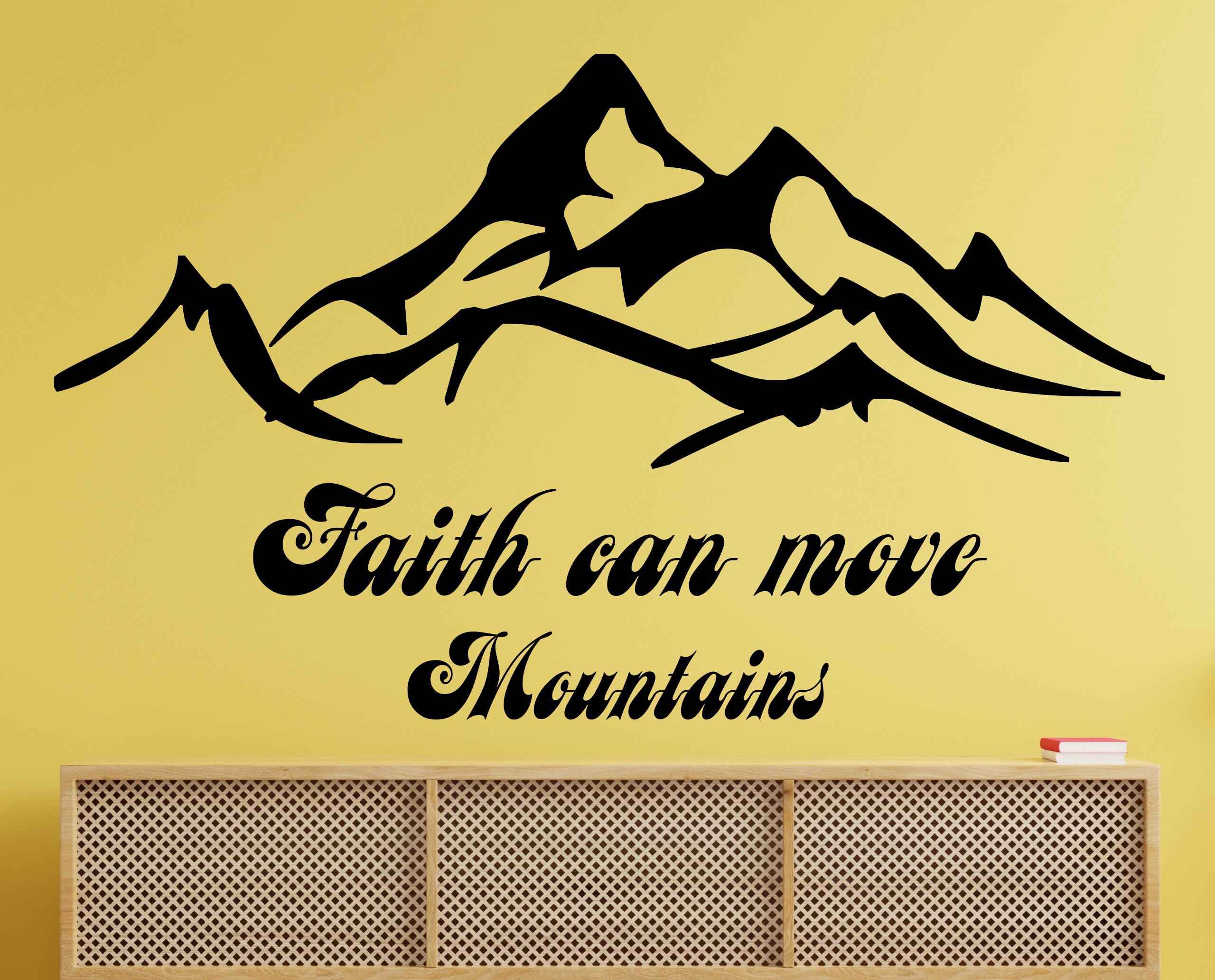 Mountains Wall Decal/mountain Wall Sticker/ K147 Etsy