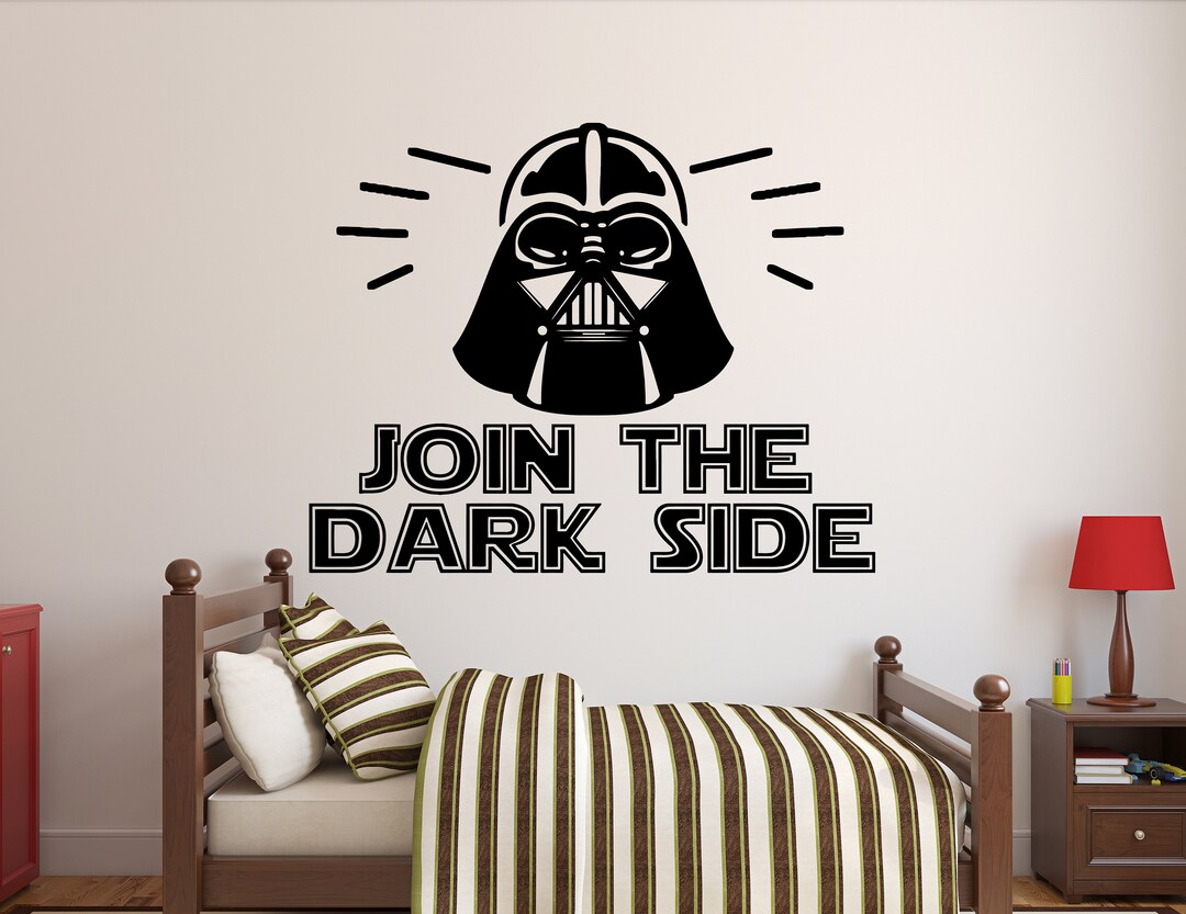 Star Wars Wall Decal Death Star Wall Sticker Star Wars Quote Wall Decor ...