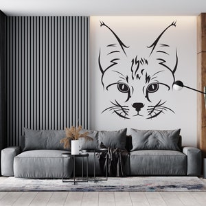 Cat Wall Decal Cat Wall Sticker (K22)