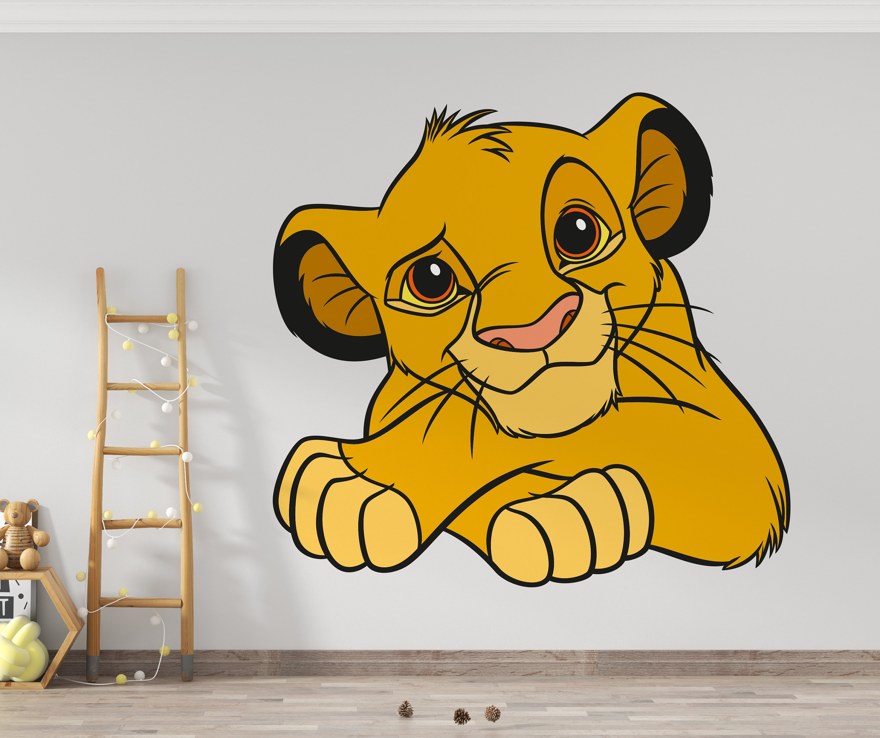 The Lion King Wall Decal/ Simba Wall Decor for Kids/ Nursery Etsy