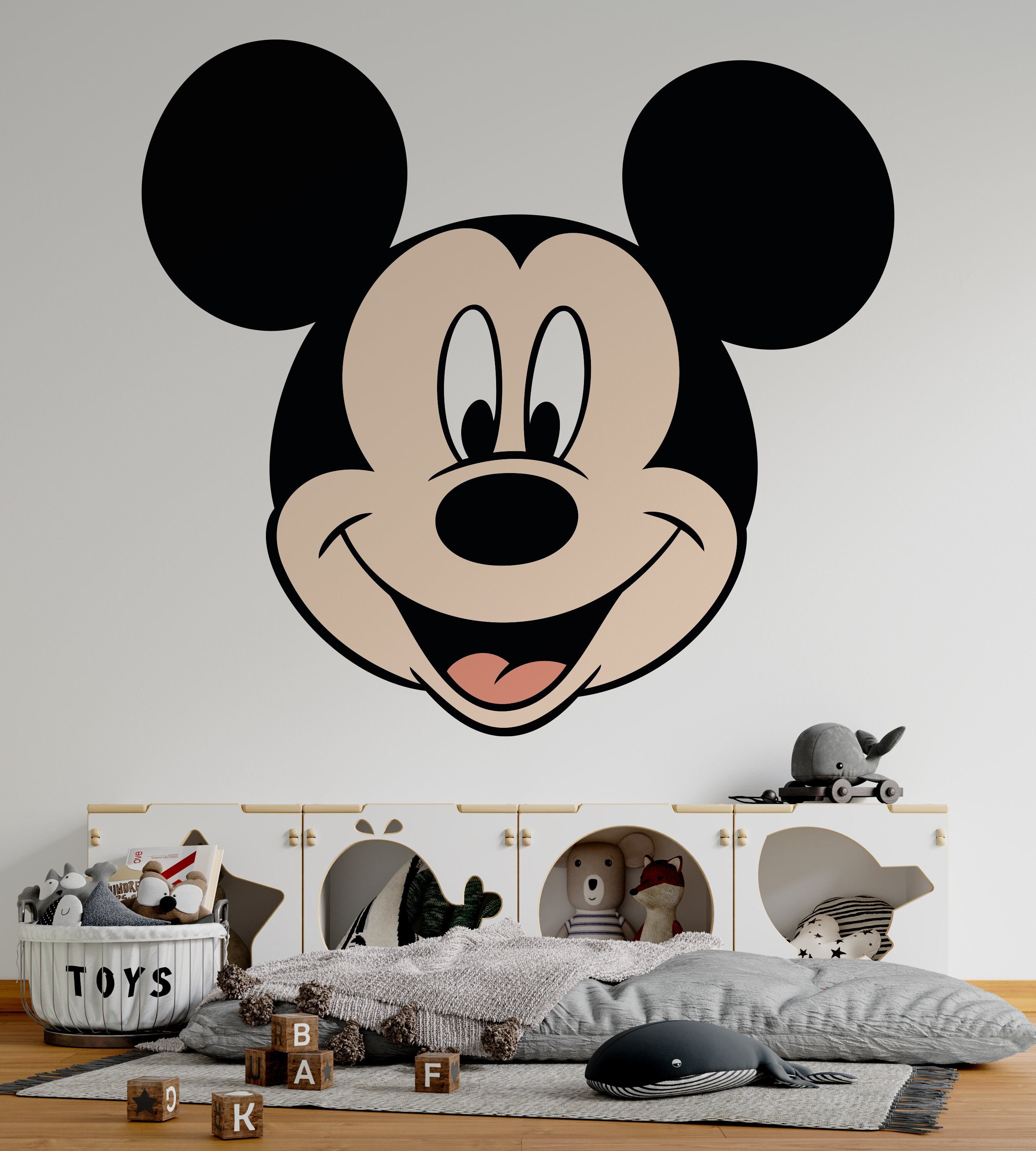 Mouse Hole Wall Sticker - Mickey Mouse Decals Disney Decals