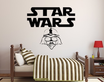 Star Wars Wall Decal Death Star Wall Sticker Star Wars Quote Wall Decor (K351)