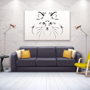 Cat Wall Decal Cat Wall Sticker (K24)
