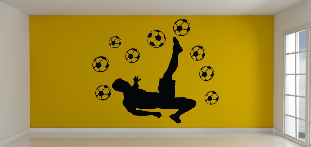 Footbal Decal/sports Decor.sport Wall Decal/sports Boy Wall Decal