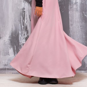 Victorian Maxi Skirt: High Waist Steampunk Clothing with Pockets