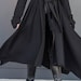 Cape unisexe, cardigan Grunch, cape noire, vêtements grande taille pour femme, cardigan gothique, maxi cardigan, vêtements anime, cape avec poches