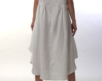 White Linen Dress, White Summer Dress, Linen Maxi Dress, Linen Clothes, Linen Kaftan, Plus Size Clothing, Linen Caftan, Bohemian Linen Dress