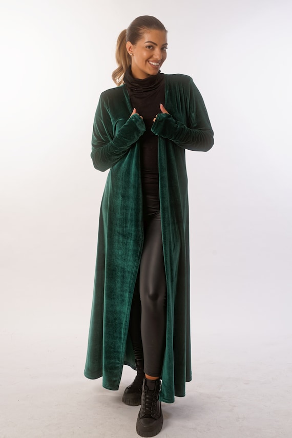 A garment for all occasions,Multi-functional Clothing,Velvet Dress, Velvet Cloak,Velvet Robe,Velvet clothing, Plus sizes, Velvet trench coat