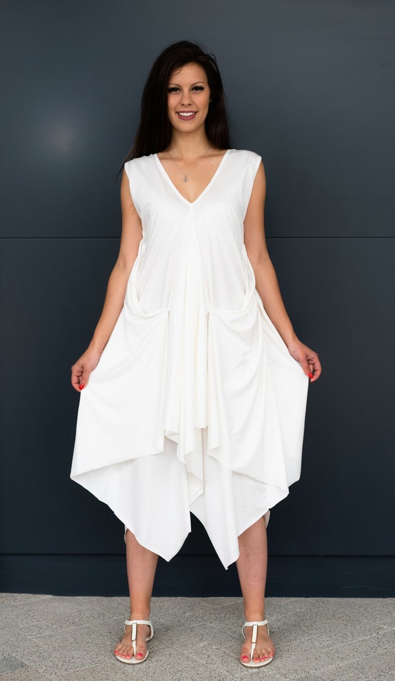 Plus Size Boho Dress , Oversize Dress, Women's layered asymmetrical dress, V-neck dress, Summer Long Maternity Gown,Kaftan Maxi Dress.