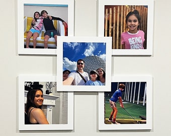 8"x8" Photo Tiles® Mix Tile Prints - White or Black Border - Mixtile, Mix Tile, Photo Tile, Mixed Tile, Photo Print, Custom Photo Print