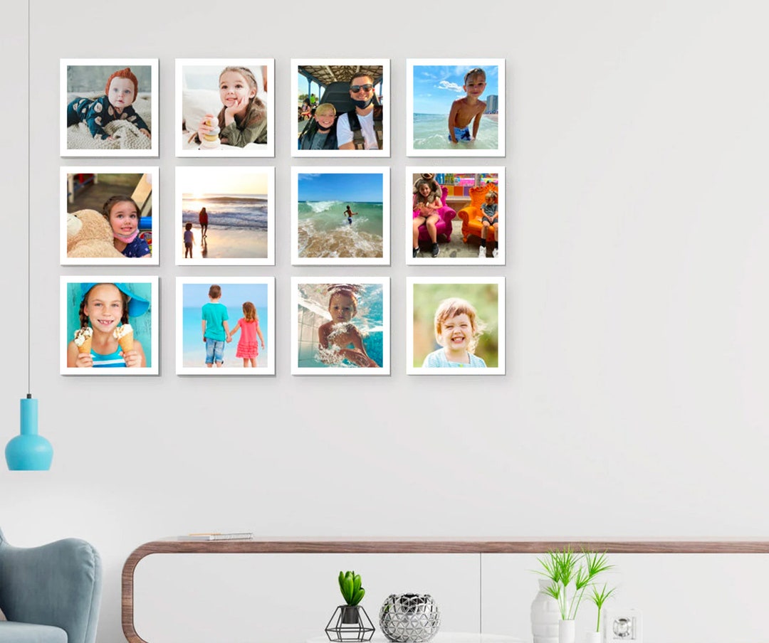 8x8 Photo Tiles® Mix Tile Prints White or Black Etsy