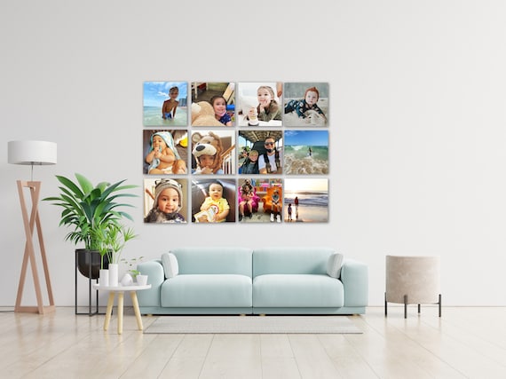 Not-Too-Tacky Family Photo Gallery Wall With Mixtiles