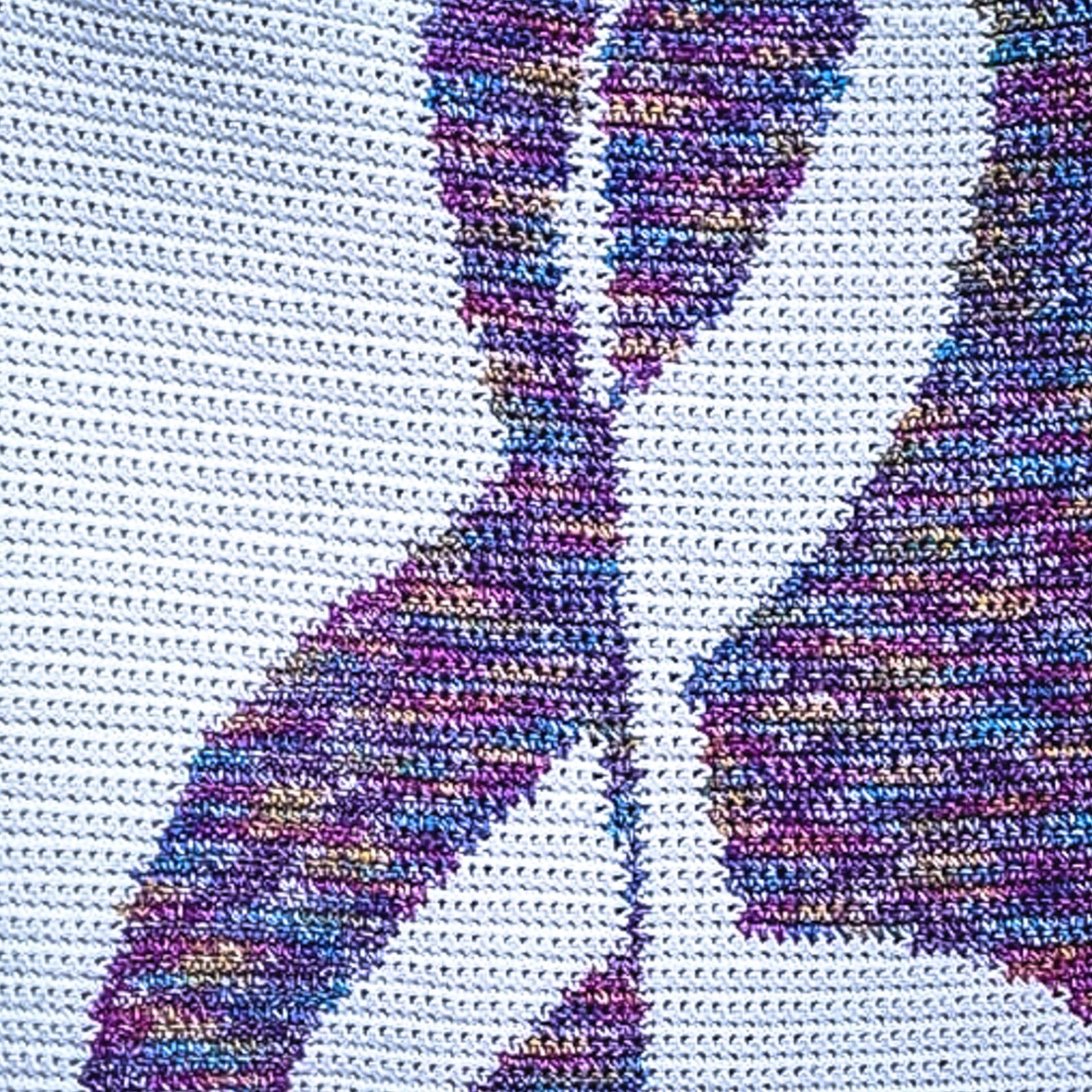 Two Color Graphghan Two-tone Treble Clef Graphghan Crochet PATTERN ONLY - Etsy