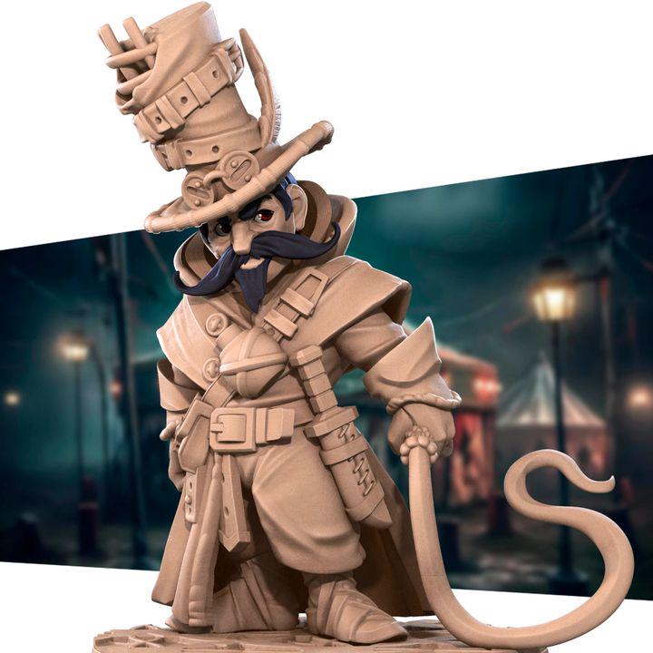 Gnome Beast Tamer Miniature | Circus Ringleader Rogue for D&D ...