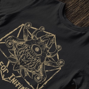 Beholder inspired roll for initiative shirt | Rpg, D&D, DnD, | Dungeon Master Shirt Dungeons and Dragons | Secret Forge Official Design