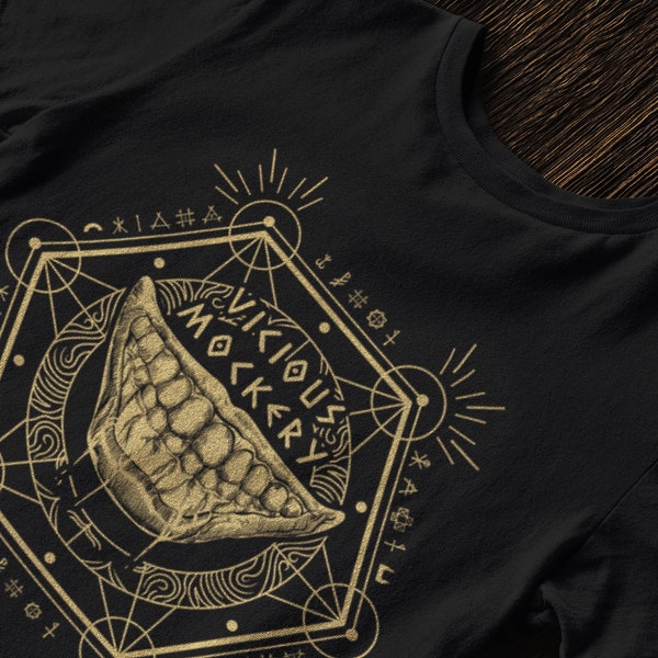 Vicieuze Mockary Bard T-shirt. DnD Dungeon Master Shirt voor Dungeons and Dragons Secret Forge officieel ontwerp!