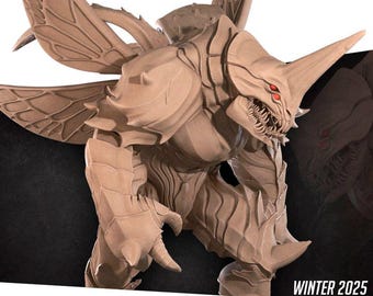 Swarm Space Monster Miniature | Alien Insect Creature for Starfinder, D&D, Daggerheart, or Pathfinder | 3D Printed Fantasy Resin Mini Figure