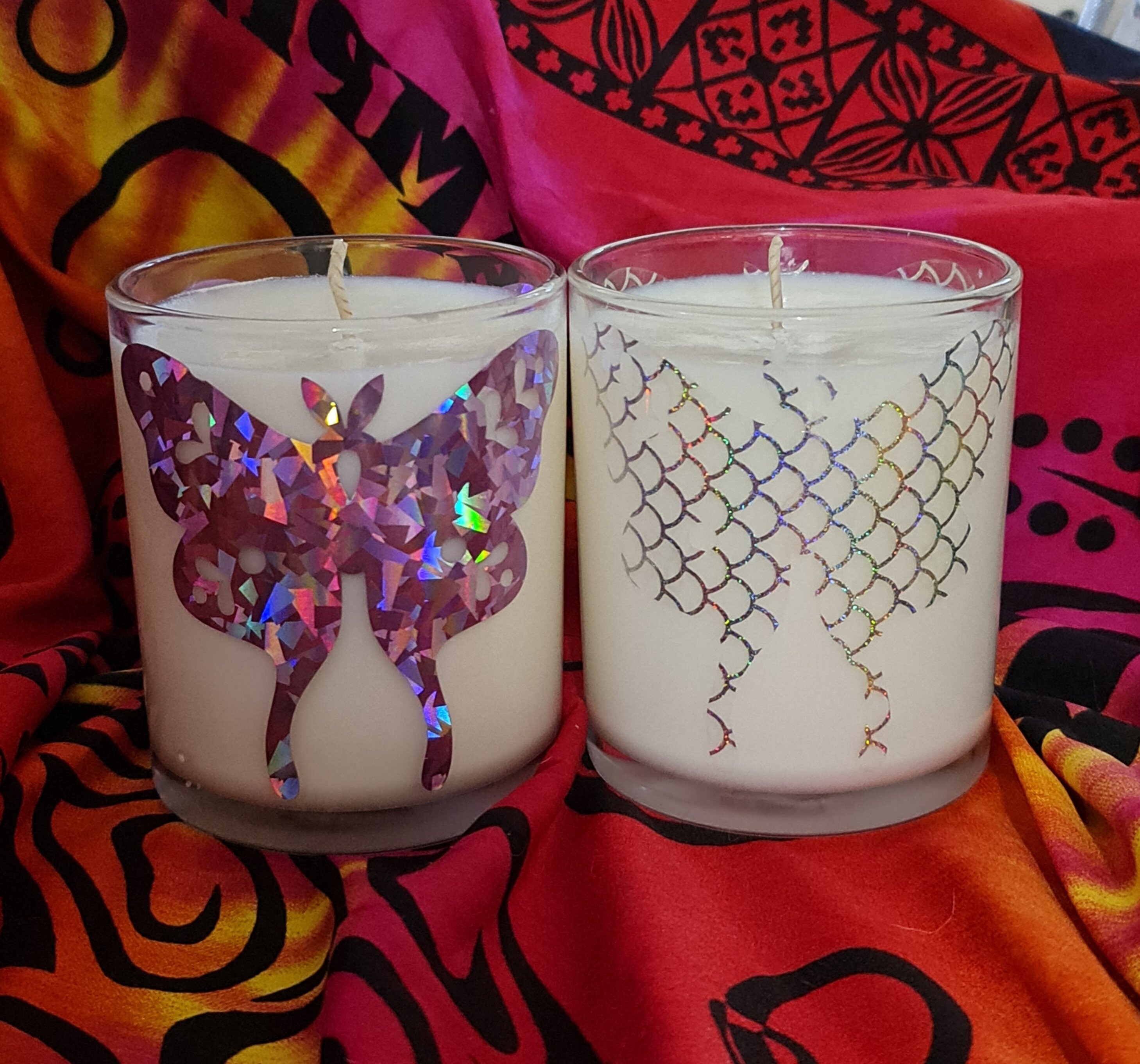 2 x rose and Black oud Candle Set melts Large hours of burning Etsy