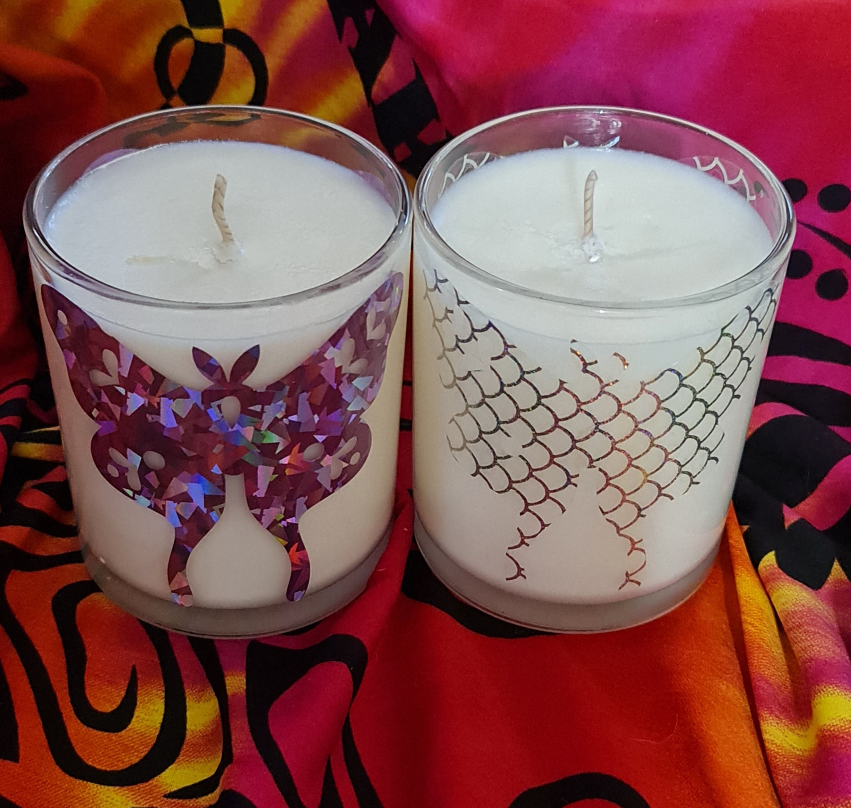 2 x rose and Black oud Candle Set melts Large hours of burning Etsy