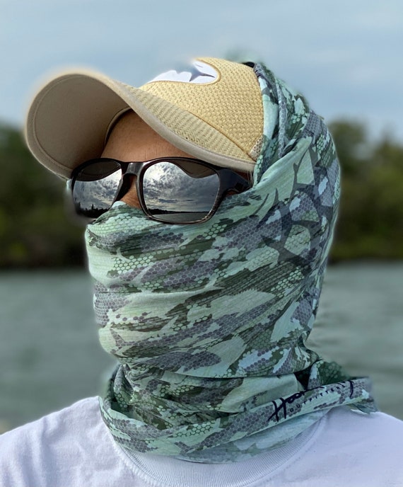 3 Pack Deal Unisex Outdoor Fishing and Hunting Sun Protection Unique Art  Face Mask and Neck Gaiter 