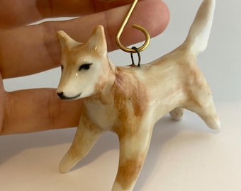 Handmade Porcelain Shiba Inu: One-of-a-kind Figurines