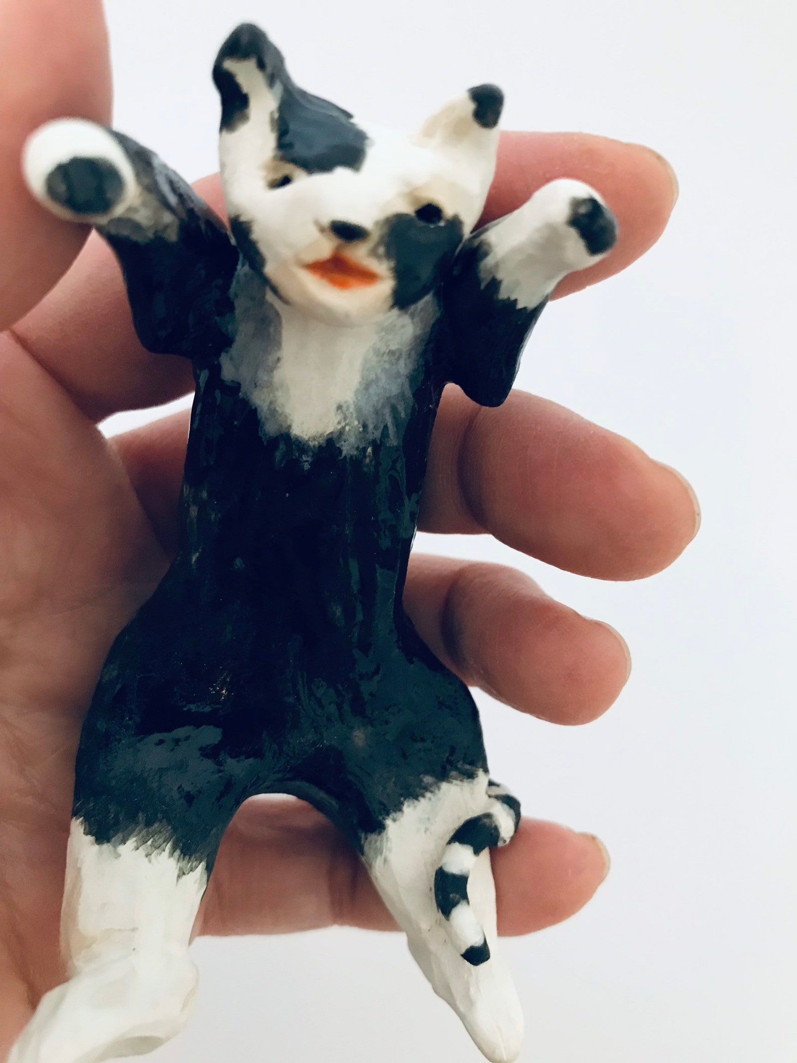 Cat chopstick rests handmade ceramic Etsy