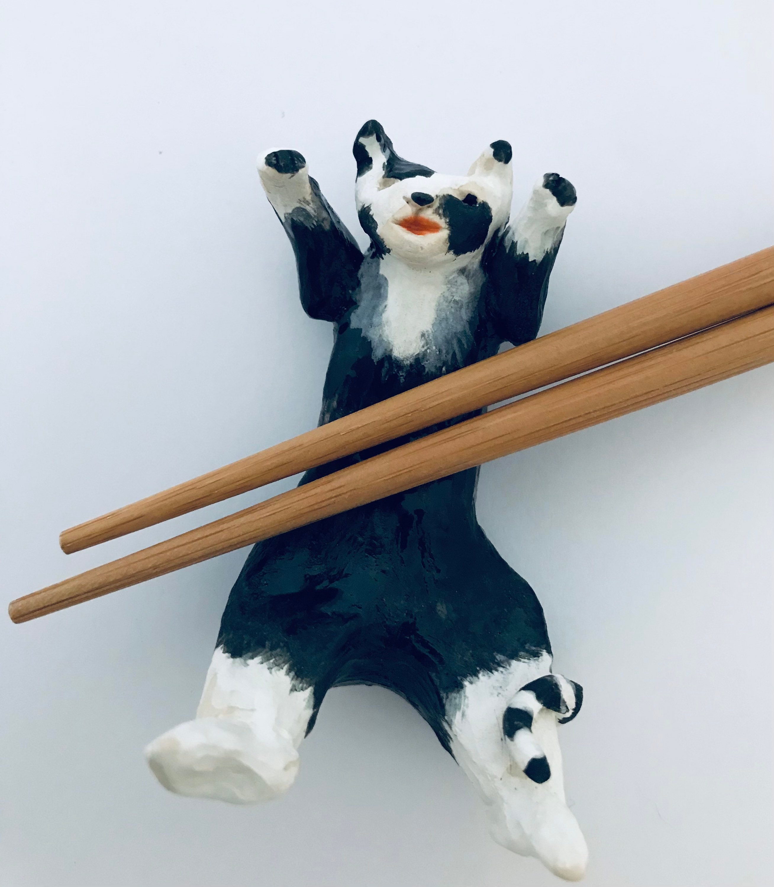 Cat Chopstick Rests Handmade Ceramic Etsy UK