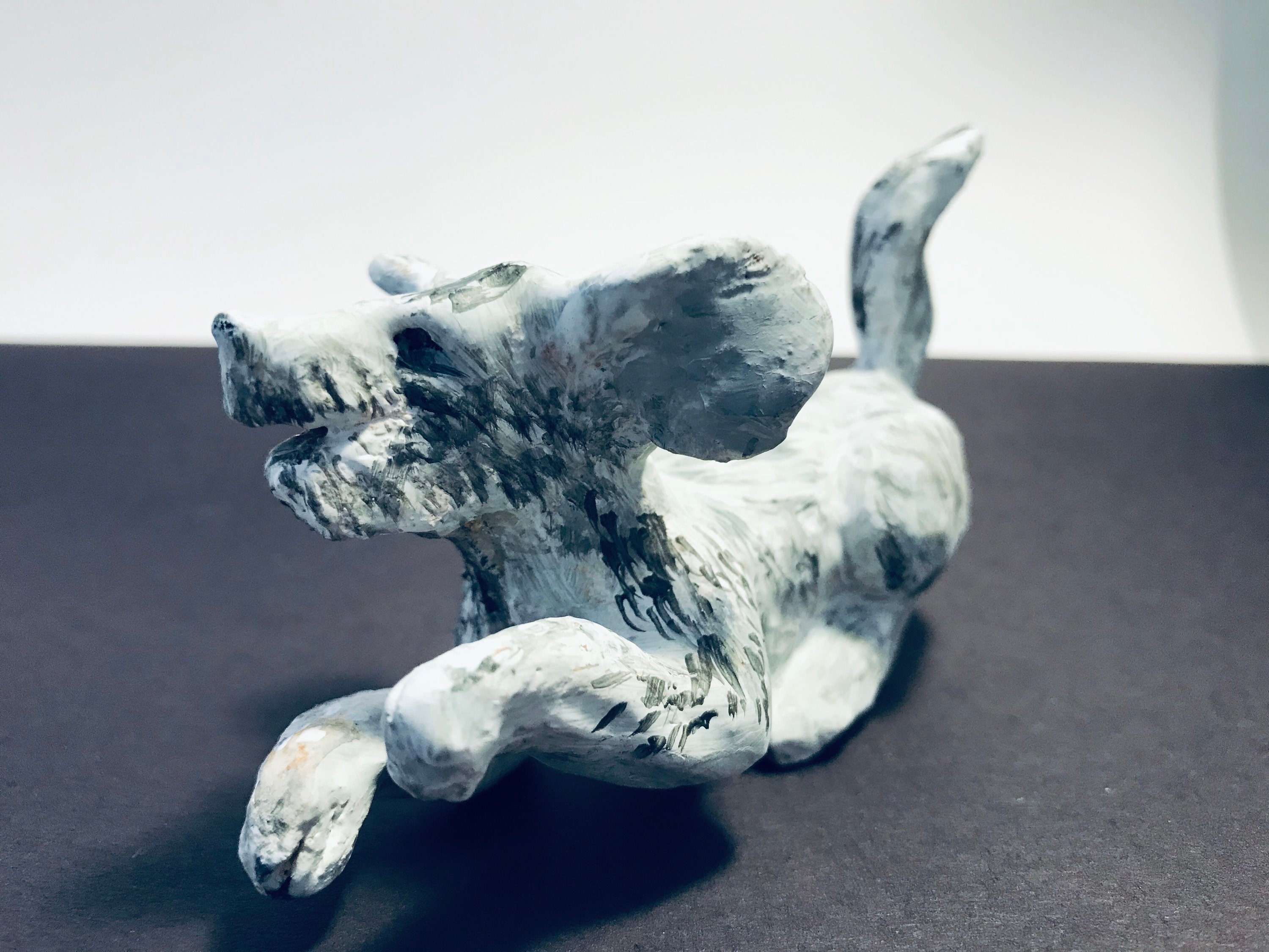 Perro cachorro de cerámica hecho a mano Etsy