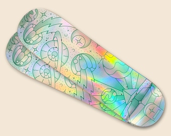 Planche de Skate Holographique Space Jellyfish