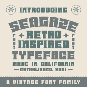 Seagaze Typeface