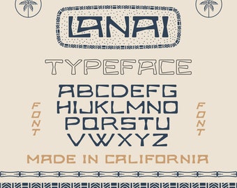 Lanai Typeface | Island Font