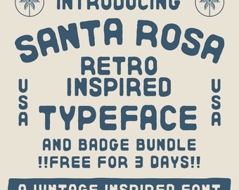 Santa Rosa Typeface Bundle