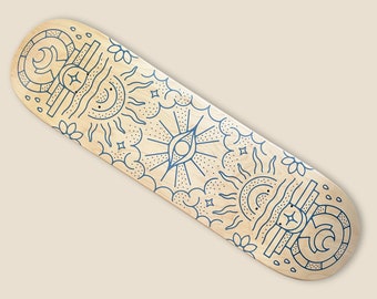 Sun & Eye Skateboard Deck