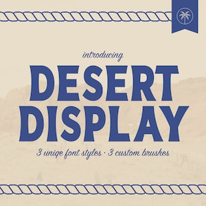 Desert Display Typeface