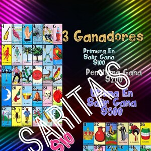 Loteria Mexicana Board 3 winners multiple ganadores 54 cards big baller high roller