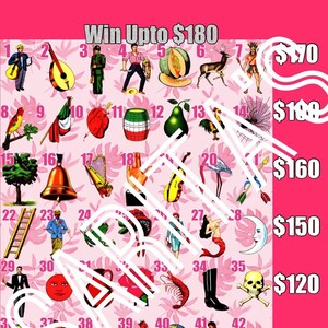 Loteria Mexicana Board Card 49 numbers PYP