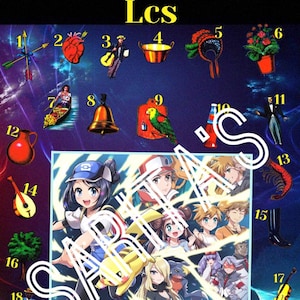 Loteria Mexicana Board Card Pokemon Theme 27 figures