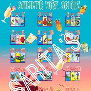 Loteria Mexicana board cars Summer Vibe Splits Splitz
