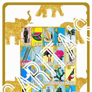 Loteria Mexicana Karte big baller win upto 1200 elephant theme gold
