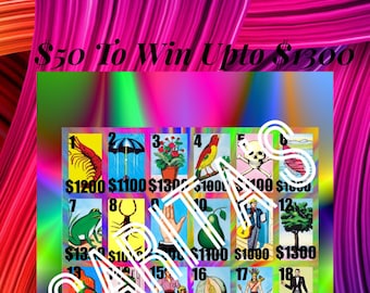 loteria board colorful big money