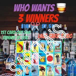 Loteria Mexicana Board 3 winner board Money maker