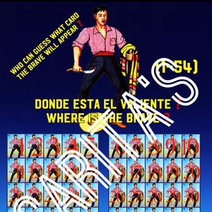 Loteria Mexicana Board novo jogo Donde esta el valiente