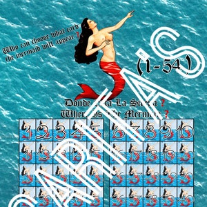 Loteria mexicana junta Donde esta La Sirena
