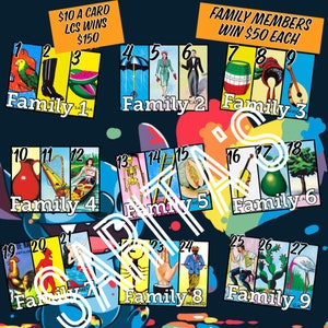 Loteria Mexicana Board Familie *** NEUE GAME ALERT *** 10 kaufen in